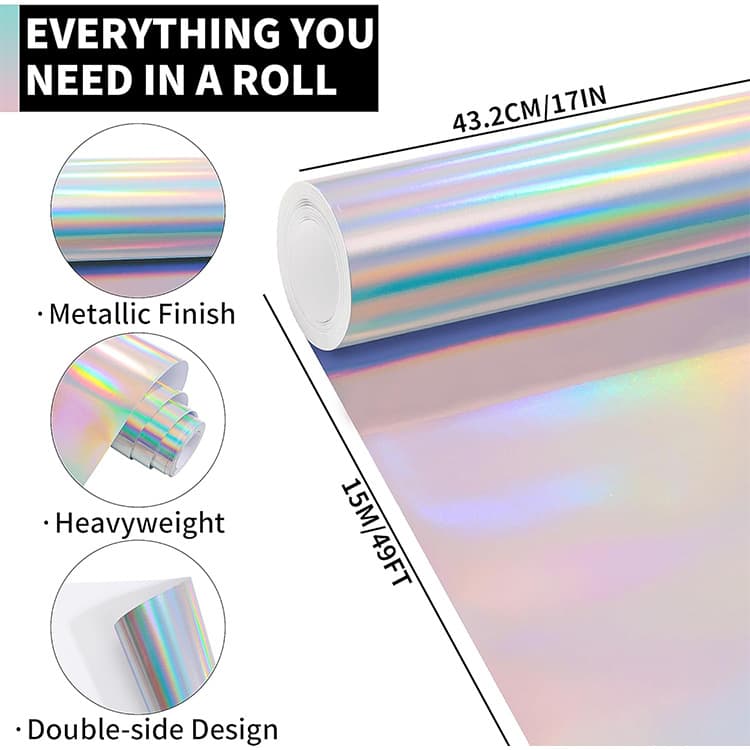 UV Laser Paper Spray Aluminum Paper Composite/Aluminum Coated Film Glitter Reflective Colored Laser Paper Custom Manufacturer