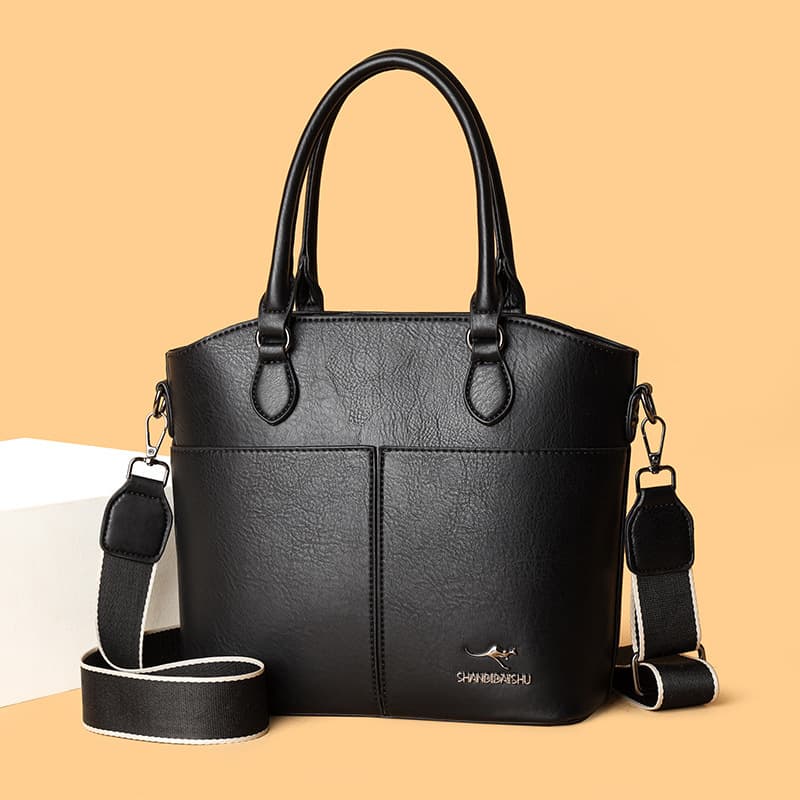 Cross-border women's bags, women's bags, fashionable shoulder bags, casual, versatile, simple crossbody bags, bucket bags, European and American retro style