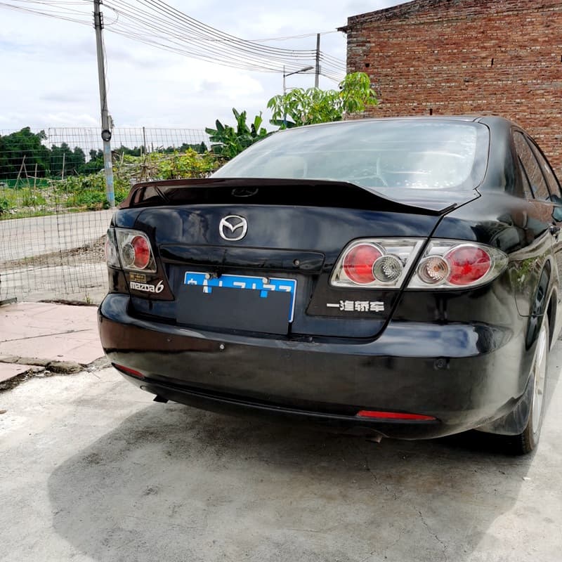 Suitable for 2003-2017 Mazda 6R rear wing Mazda 6 M6 modified special punch-free painted rear wing