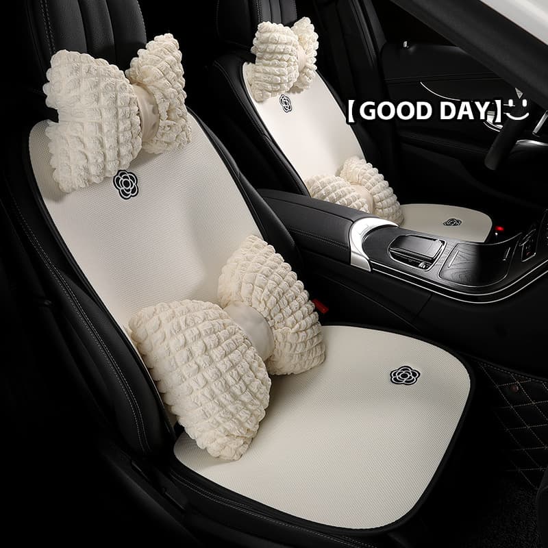 Car Seat Covers for Women, Interior Accessories, Seat Covers for All Seasons, New Half-Wrap Car Seat Covers for Women