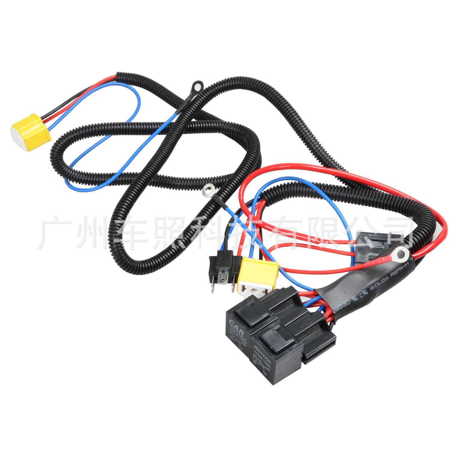 Modified Car Headlight Bulb Wire H7 H4 9005 100W Halogen Lamp Brightening Line Group H11 Enhancer for Vehicle Lighting