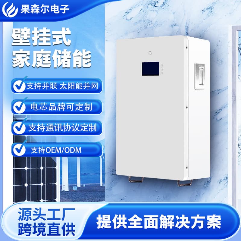 Solar Lithium Battery New Energy Solar Photovoltaic System Home Energy Storage Wall-Mounted 51.2V