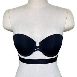 Cross Steel Ring Push-Up Non-Slip Bandeau Bra for Small Bust, Enhancing and Visible Cleavage, Women's Bra for Cross-Border Export