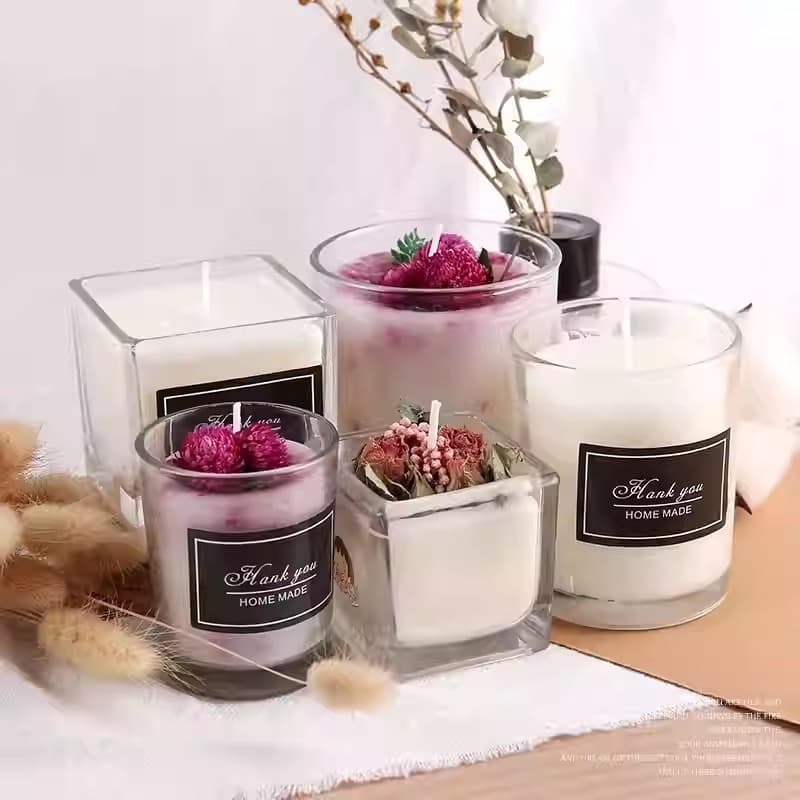 DIY Replacement Handmade Scented Candle DIY Material Kit Soy Wax DIY Material Activity Starry Sky Cup