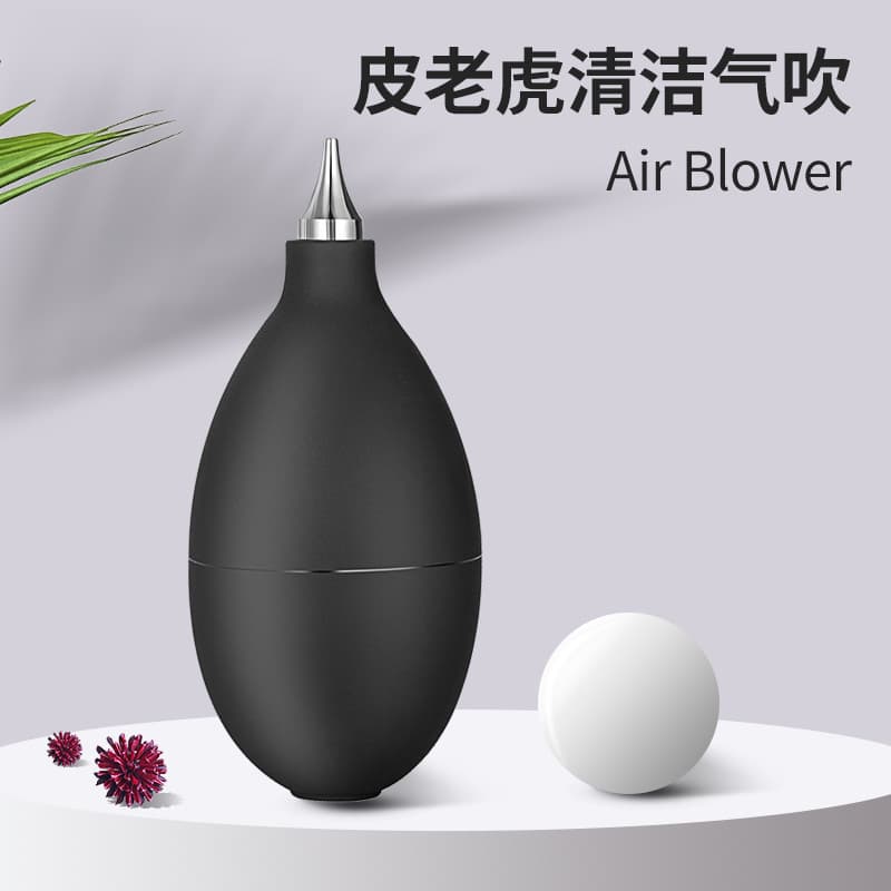 Digital Lens Cleaner, Black Cleaning Tool for Cameras and Computers, Metal Air Blower for Keyboard and Watch Dust Removal