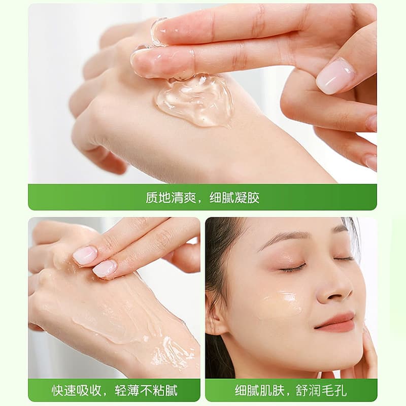 Moisturizing Aloe Gel Aloe Vera Gel Factory Wholesale Dropshipping Hydrating Moisturizing Refreshing Face Cream Aloe Vera Cream Large Quantity Competitive Price