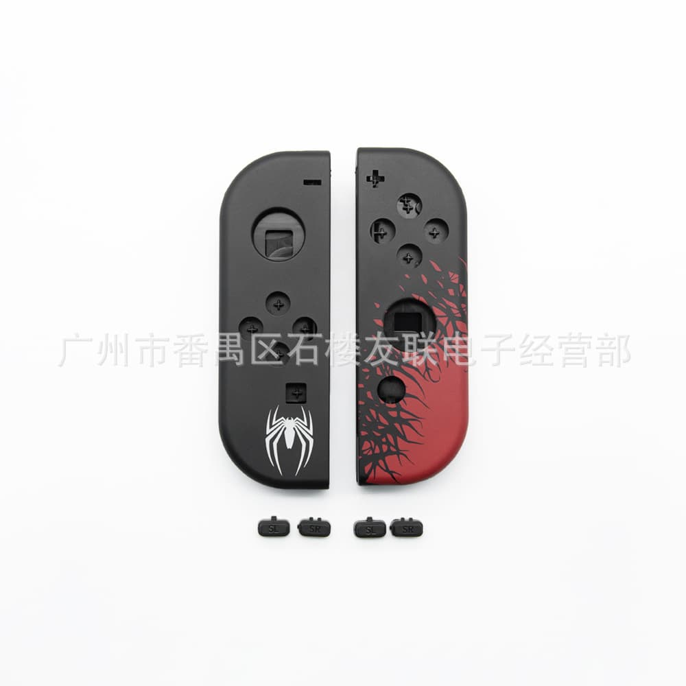 Switch Controller Shell Spider-Man DIY Joy-Con Left and Right Controller Protective Shell for Repair Replacement
