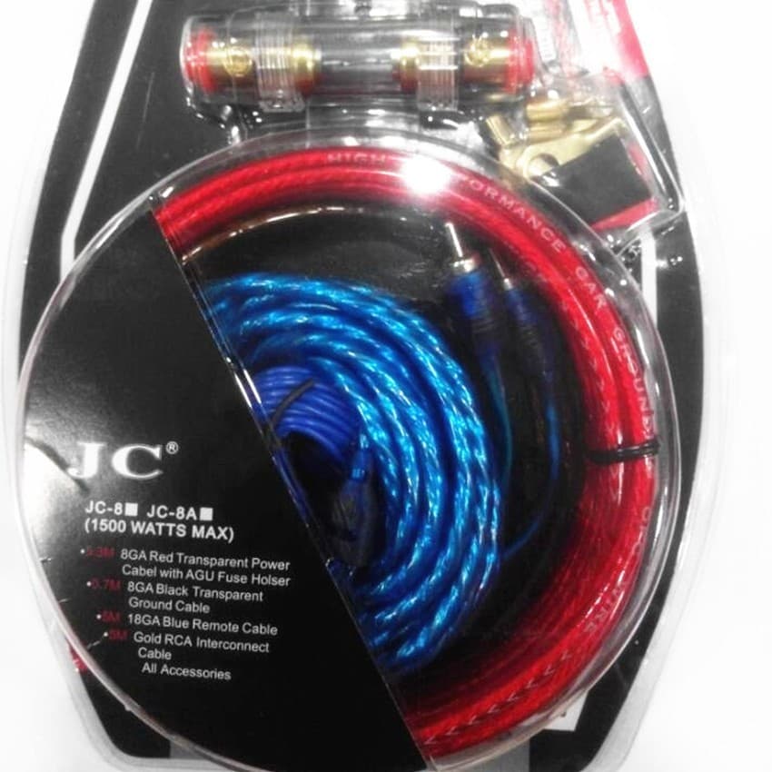 Car Audio Amplifier Wiring Kit, Subwoofer Wiring Kit, Blister Pack Wiring Kit MD8 Wiring Kit