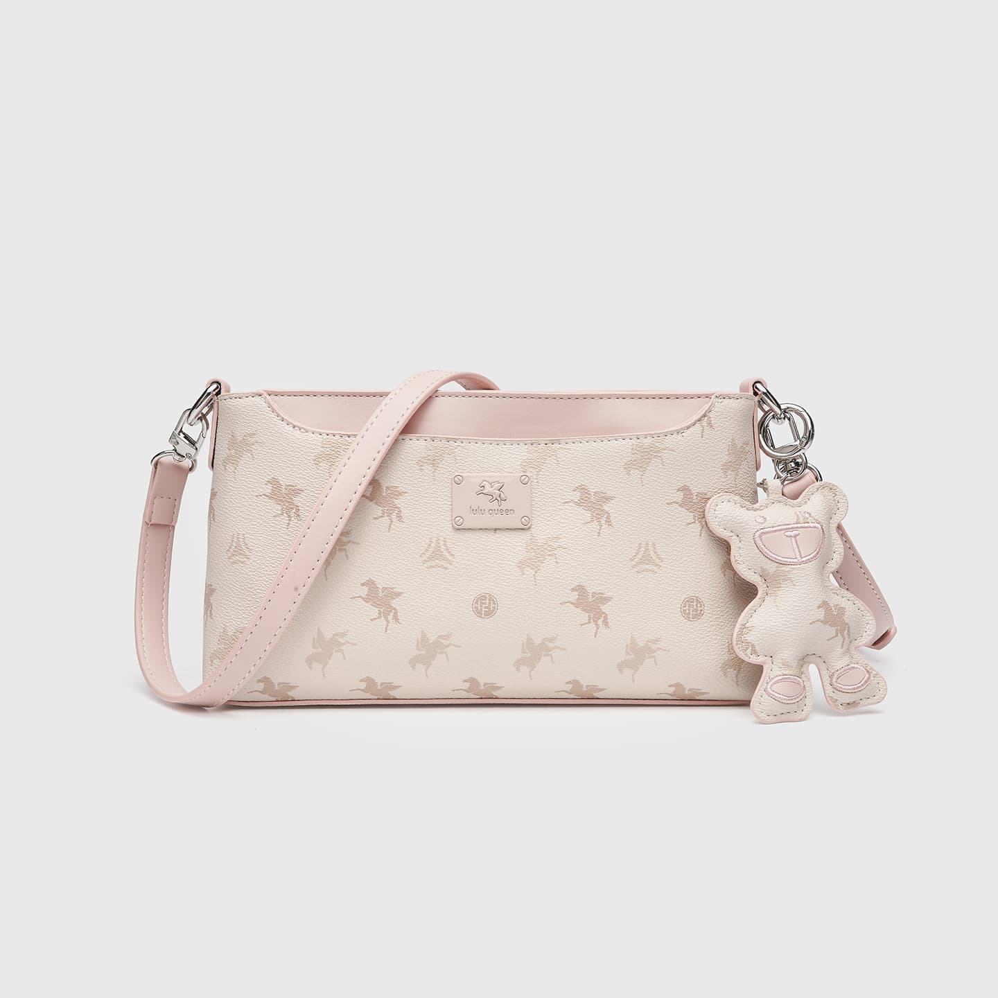 Pegasus printed small square bag 2026 new summer shoulder bag travel commuting crossbody bag high-value mobile phone bag