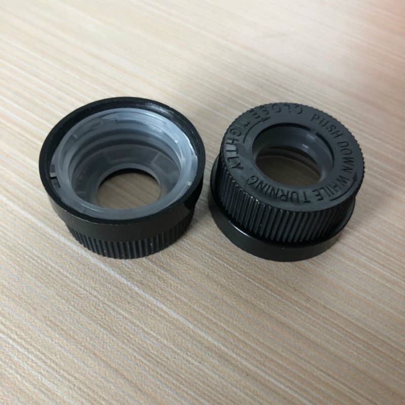 New 22-Tooth Press-Twist Cap Plastic Inner Ring Dropper Cap Child Cap Plastic Cap