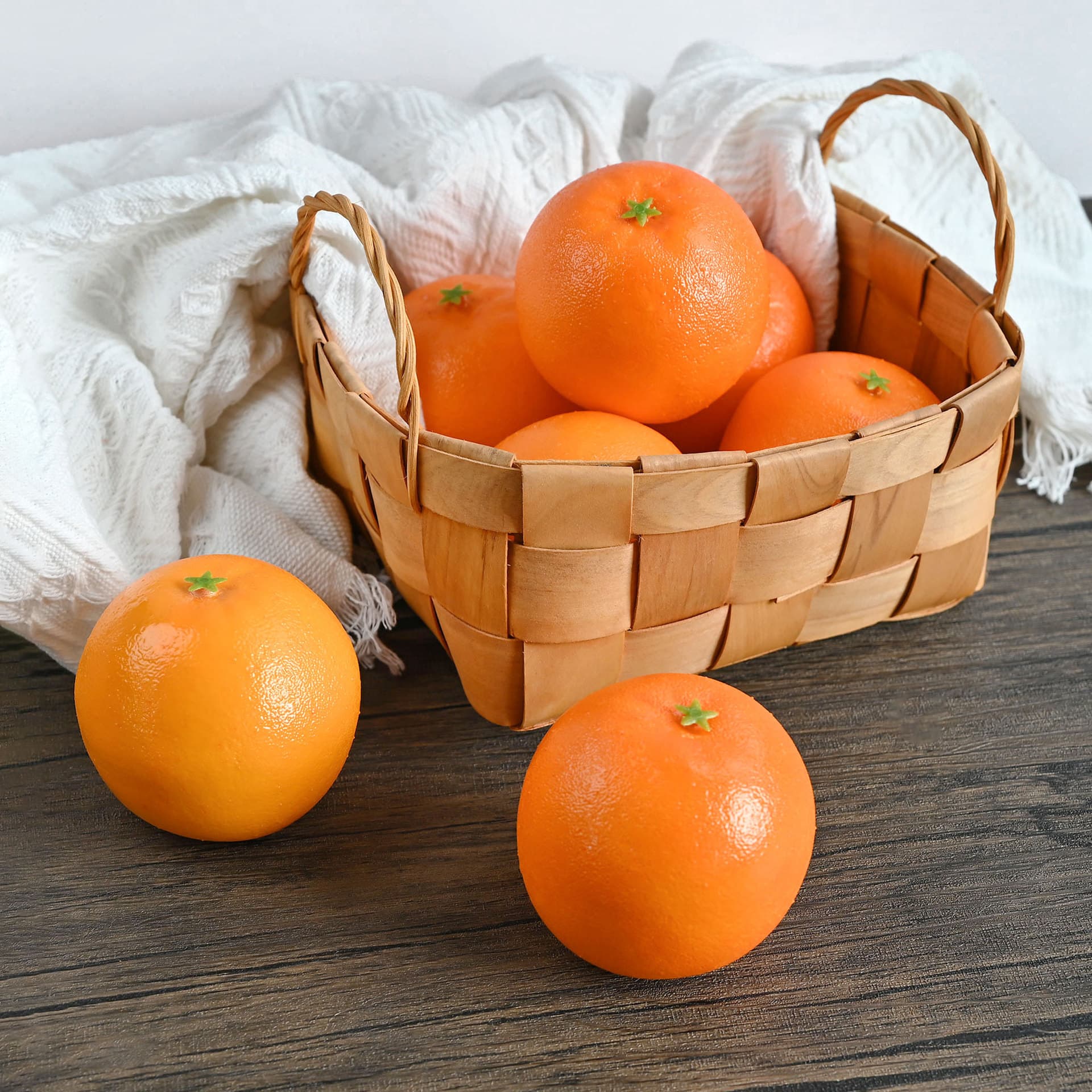 Factory Direct Wholesale Simulated Oranges Tangerines Citrus Fake Fruits Vegetables Foam Decor Window Display Photography Props Crafts