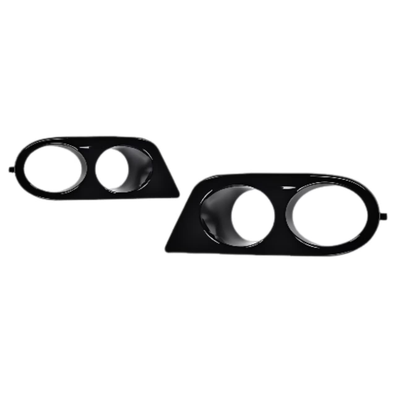 Compatible with 2001-2006 BMW 3 Series E46 M3 Front Bumper Dual Hole Fog Light Frame Cover 51112695256