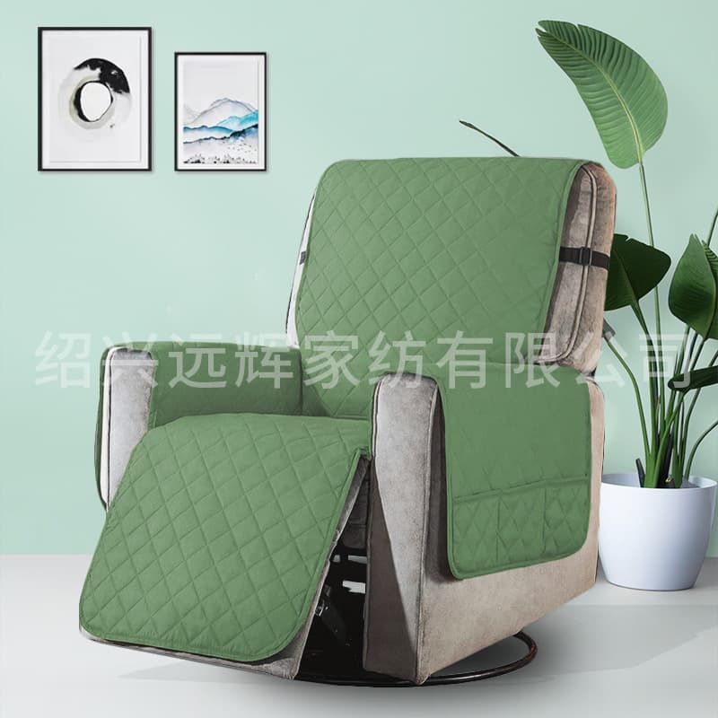 Reclining Sofa Cover Pet Mat Full Coverage Knitted Solid Color All-Season Universal Sofa Cover Single Function Sofa Slipcover