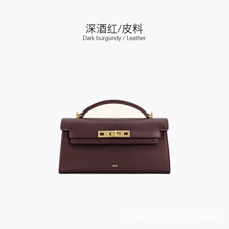 [Cross-Border Stock] JW PEI Noor Croc-Embossed Kelly Bag New Handbag Shoulder Bag Crossbody Bag