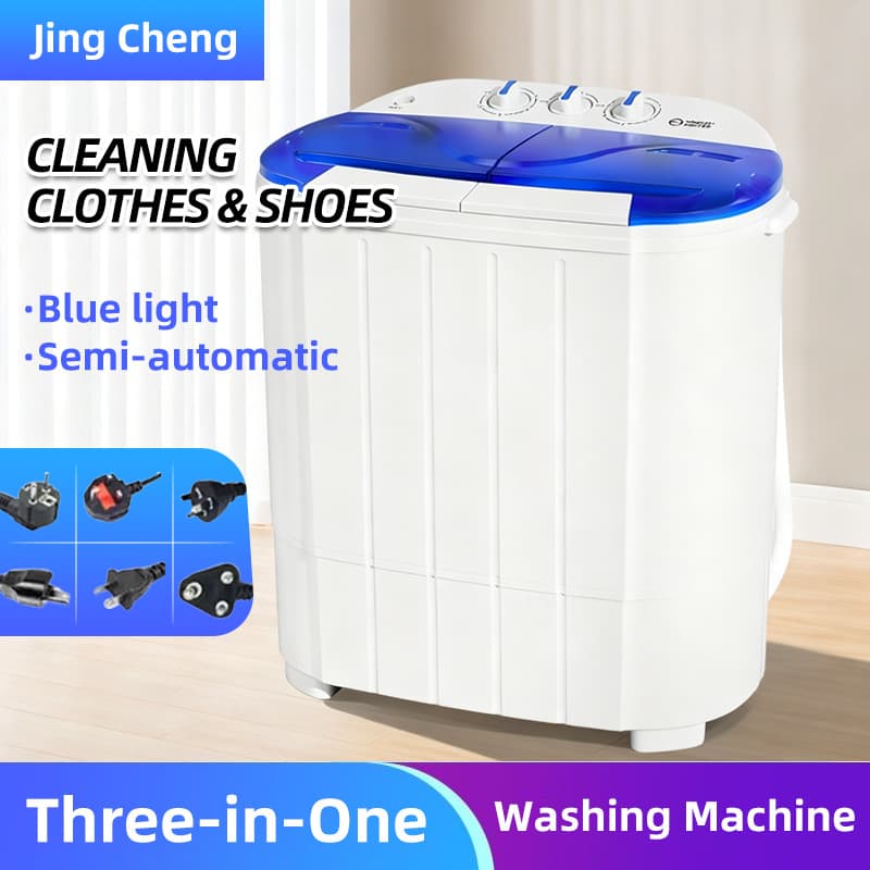 Cross-border household double-tub washing machine spin-drying mini semi-automatic washing machine washingmachin