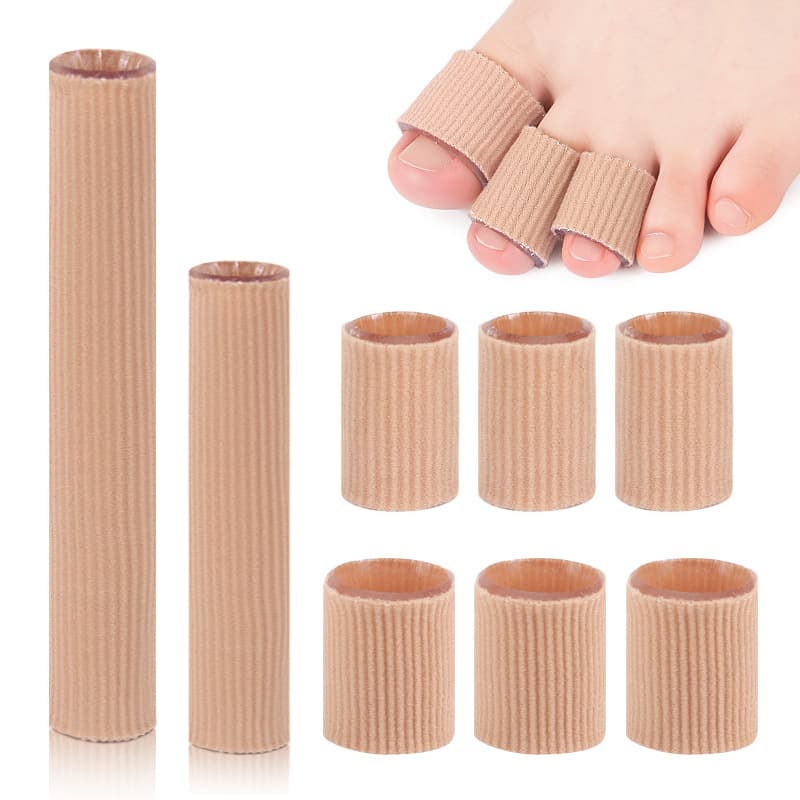 Fiber Gel Toe Finger Protector Corns Cover Anti-Abrasion Overlapping Toe Cover Cocoon Finger Cover Toe Cover