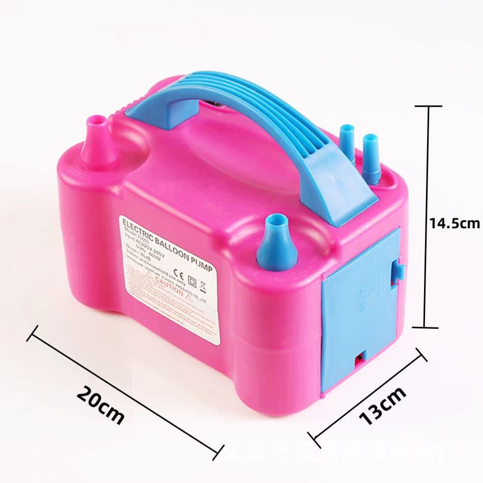 Electric Balloon Inflator Air Pump Automatic Charging Pump HT-508 Dual Hole Fast Inflation Pump