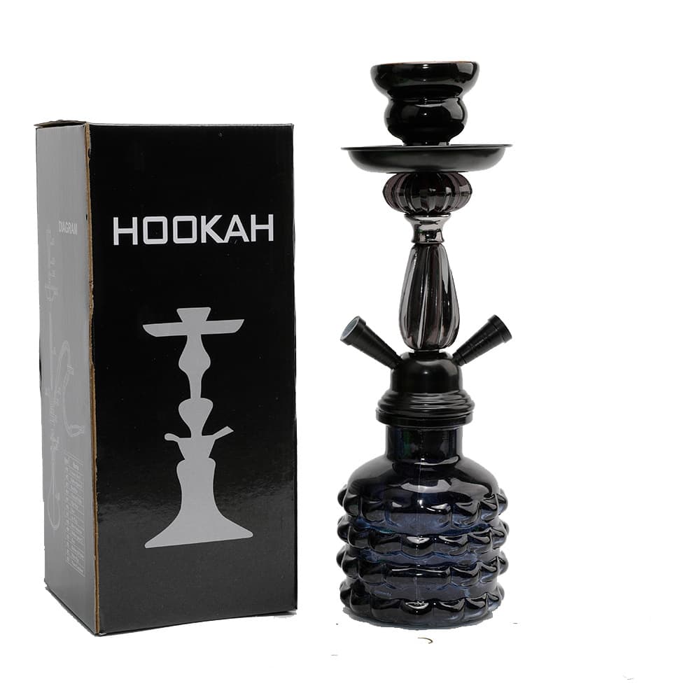 Cross-border Hot Seller Arabic Hookah Double Small Base Set Acrylic Hookah Glass Pipe Shisha