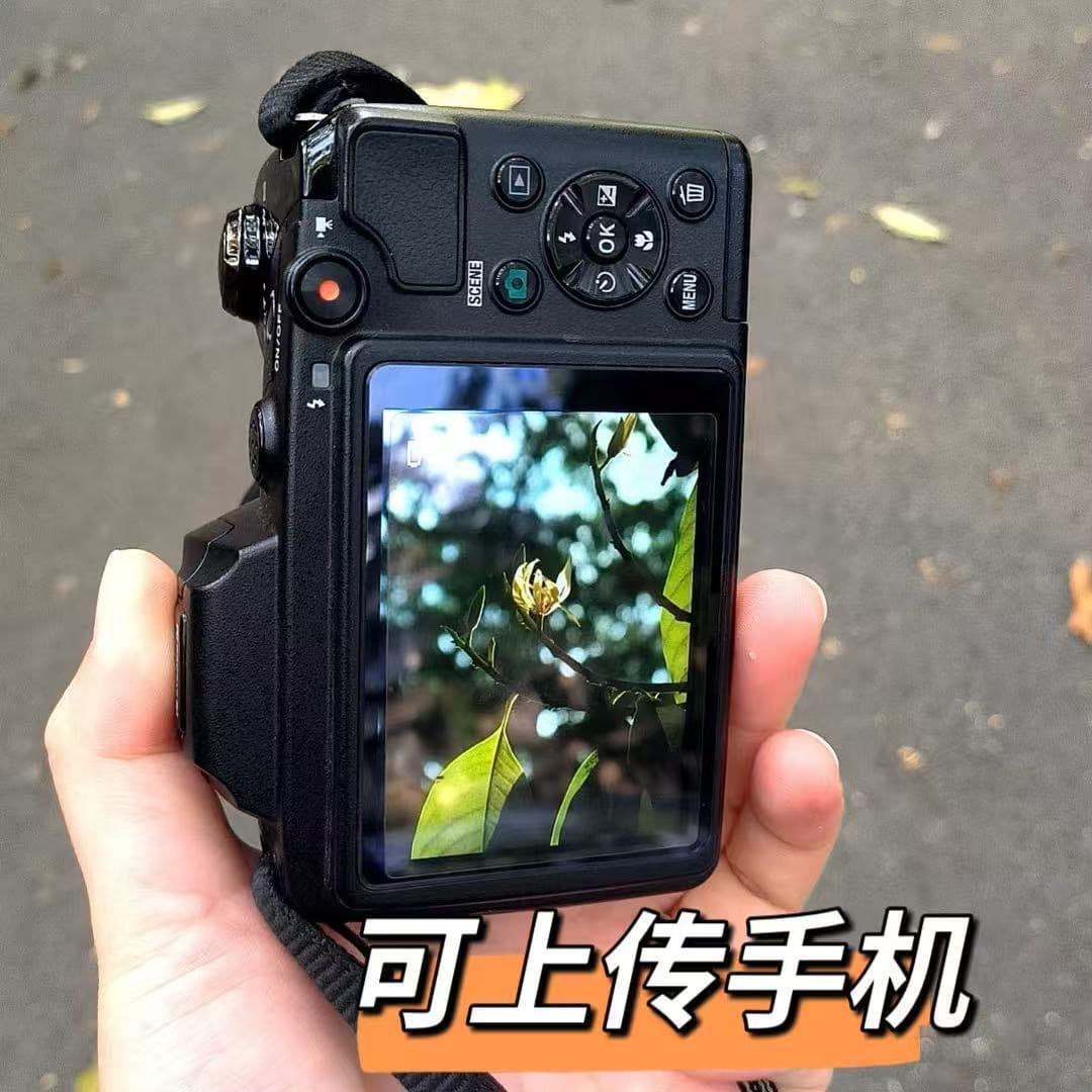 100MP Dual Camera CCD Digital Camera for School Students Entry-Level Uploadable Retro Portable Card Camera