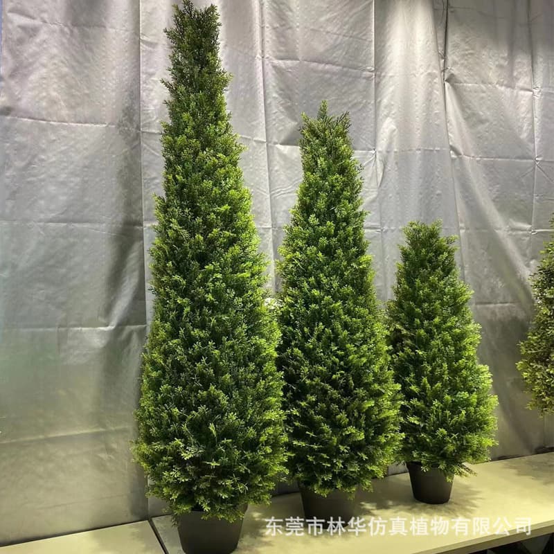 Artificial Cypress Tree, Serpentine Cypress Tree, Wedding Decoration Artificial Tree, Indoor and Outdoor Decorative Artificial Cypress Tree