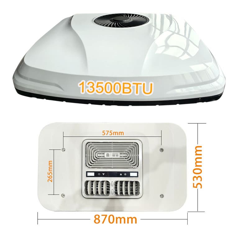 24V Roof-Mounted Integrated Air Conditioner for Electric Vehicles, 12V Electric Car Air Conditioner
