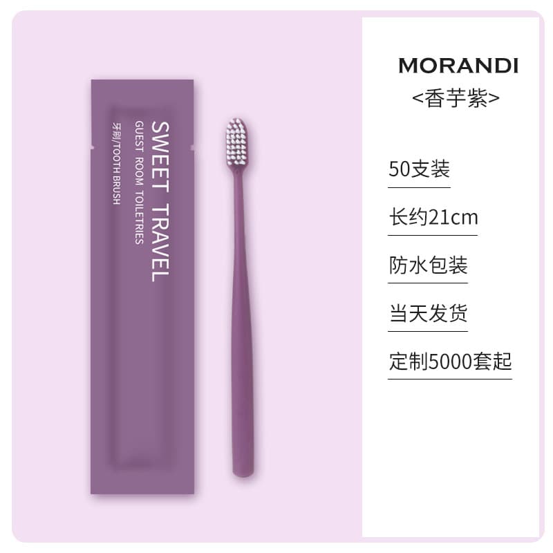 Wholesale Soft-Bristle Toothbrush and Toothpaste Set for Hotels, Guesthouses, and Home Hospitality