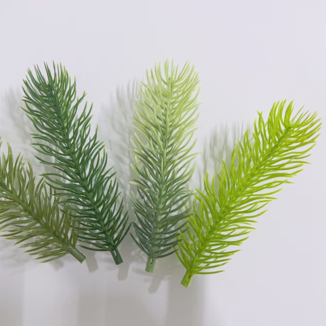 Cross-border Artificial Pine Needles Cypress Leaves Christmas Greenery Decor Holiday Decoration Wreath Craft Materials