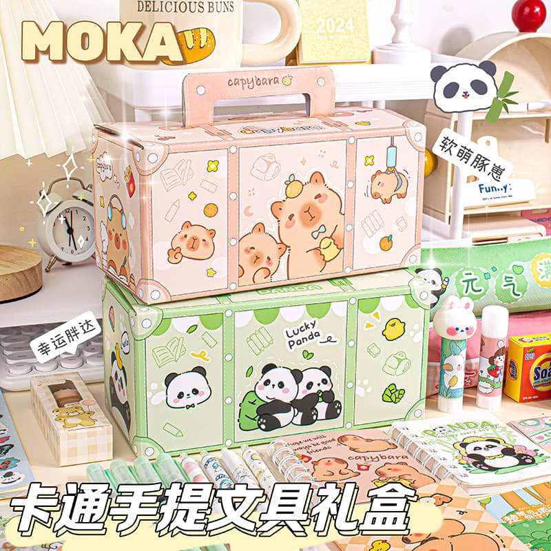 Cute Blind Box Stationery Gift Set for Elementary School Students High Aesthetic Value Handheld Supplies Ideal Back-To-School Season