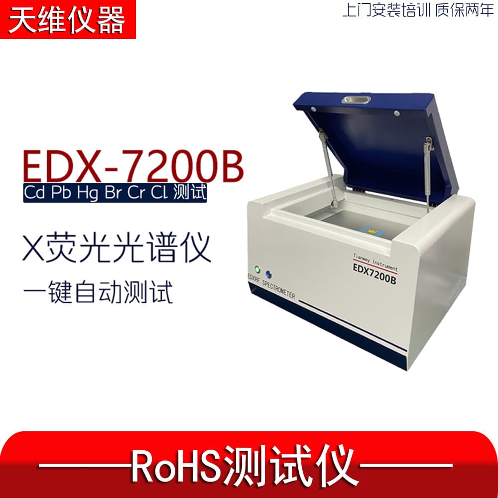 RoHS environmental testing for plastic particles; lead and heavy metal elemental analysis; XRF spectrometer; RoHS 1.0 testing.