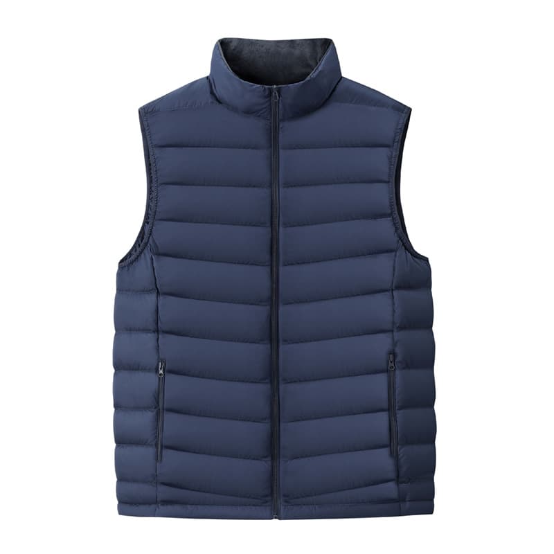 2025 Autumn/Winter Couple Down Vest Men's Lightweight Stand Collar Thin Vest New Outerwear Women's 90% White Duck Down