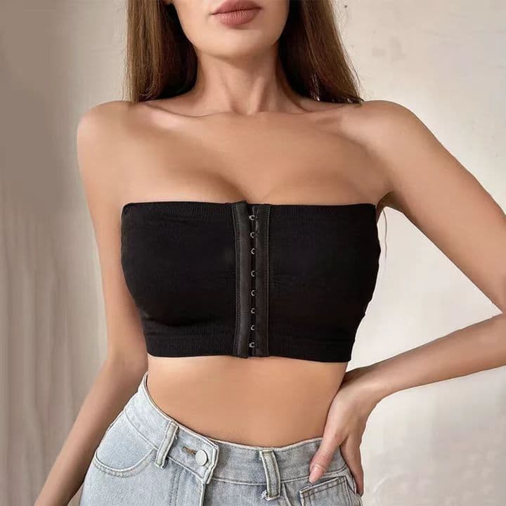 Foreign trade wholesale European and American large-size women's underwear, cross-border hook-front chest wrap, women's push-up non-wire chest-binding back-beautifying bra.