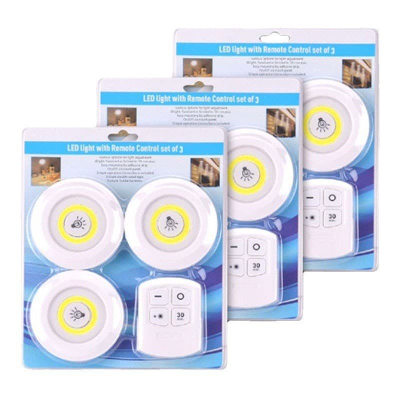 New Hot COB Remote Sensor Tap Light for Bedside Nursing, Bedroom Wardrobe, Cabinet Touch Night Light