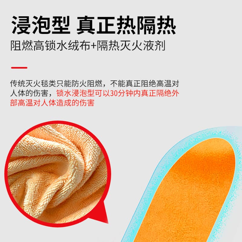 J8 Clothing Cloak Cloak Home Fire Blanket Fireproof Escape Gas Mask High-Rise Escape Fire Equipment G3