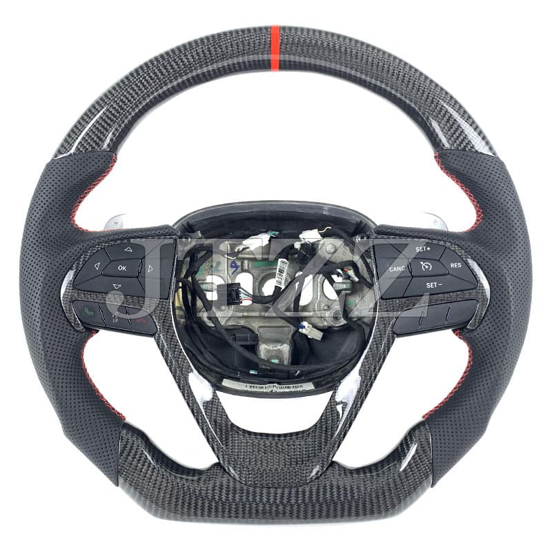 Carbon Fiber Steering Wheel Modification for Jeep Grand Cherokee Wrangler Car Interior 2012-2017