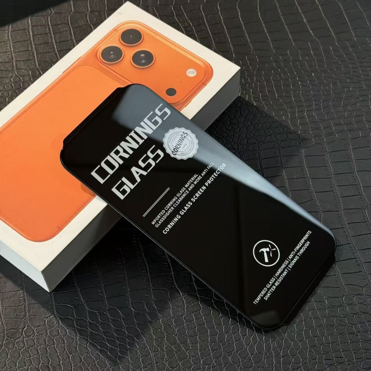 AR anti-reflective film for Apple 17 Corning tempered film iPhone 17 Pro Max electroplated fingerprint oil mobile phone film