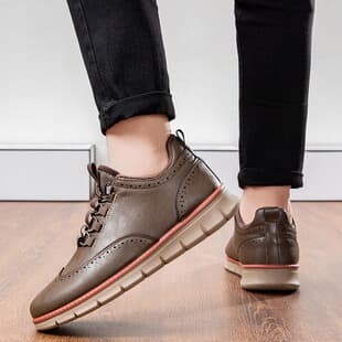 Cross-border Amazon Large Size Men's Leather Shoes Lightweight Sports Comfortable Simple Versatile Casual Leather Shoes British Style Men's Shoes