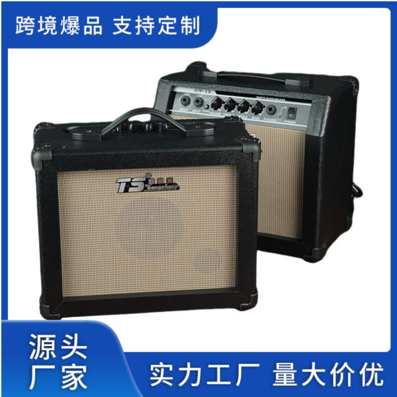 Cross-border Electric Guitar Amplifier Bluetooth Speaker with Acoustic, Distortion, Metal, and Sustain Effects Player