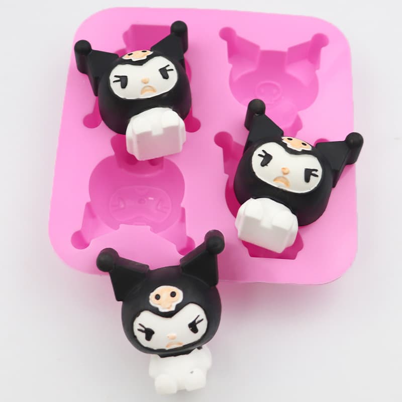 Hapi 4 even kloomi DIY baking cartoon chocolate mold silicone cake mold handmade soap tools