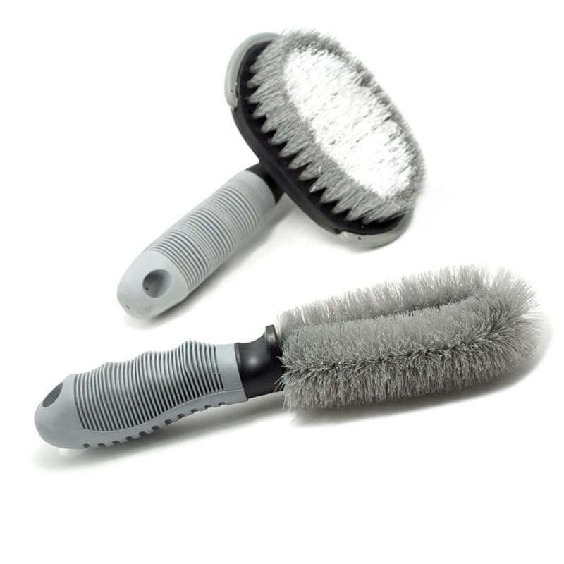 Wheel Hub Brush Tire Brush Car Cleaning Wheel-Specific Soft Bristle Rim Brush Combination Set Tool