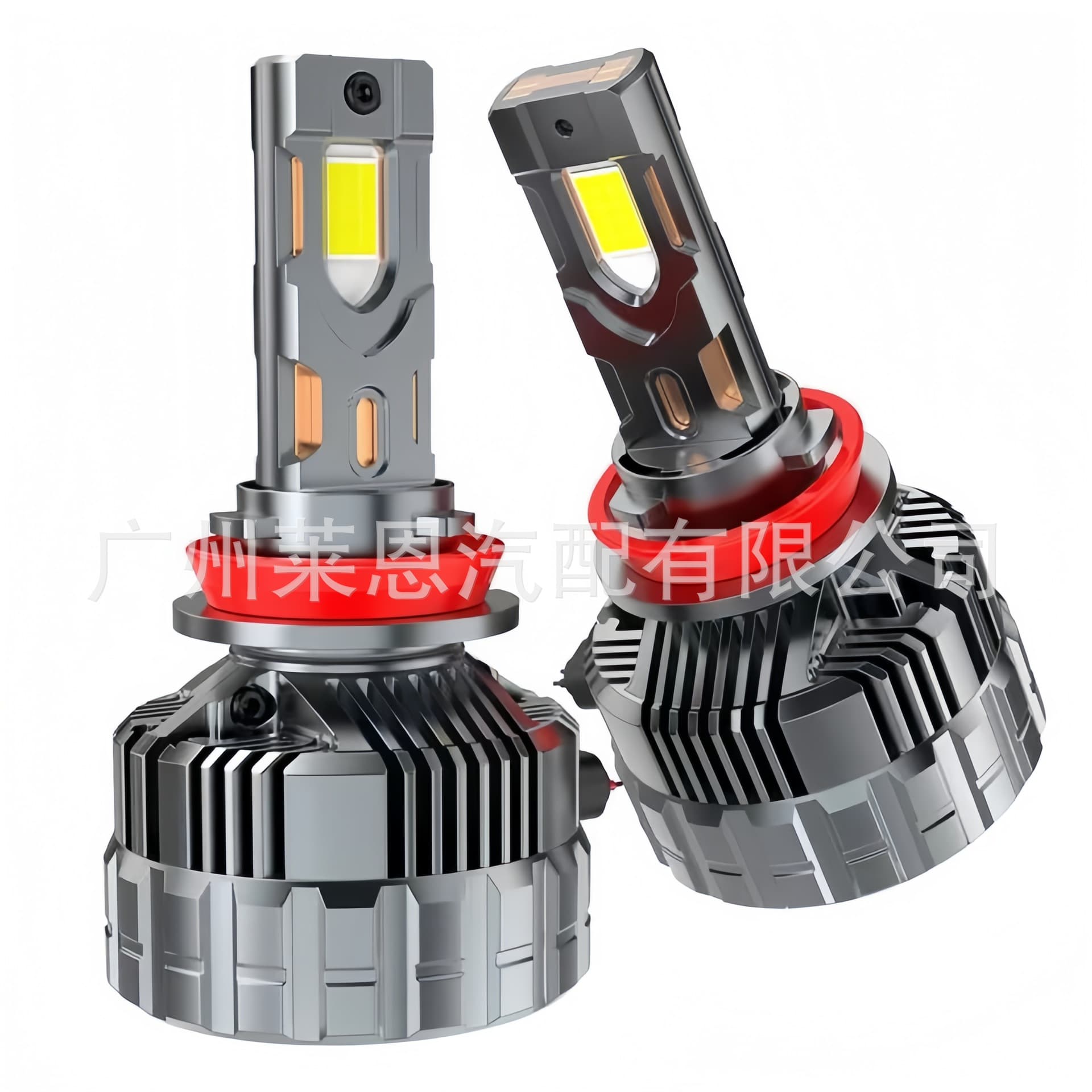V33 6-Copper Tube Automotive LED Headlight 360W High Power Decoding Plug-in Headlight High/Low Beam Integrated Front Light