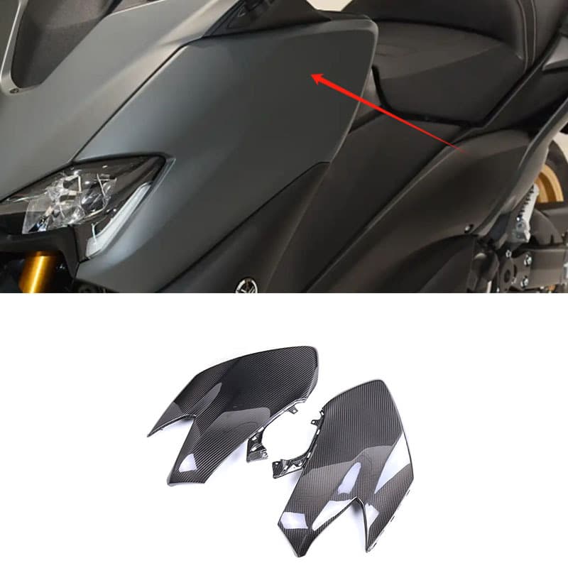 Carbon Fiber Side Panel Upper for Yamaha TMAX560 Scooter Body Modification