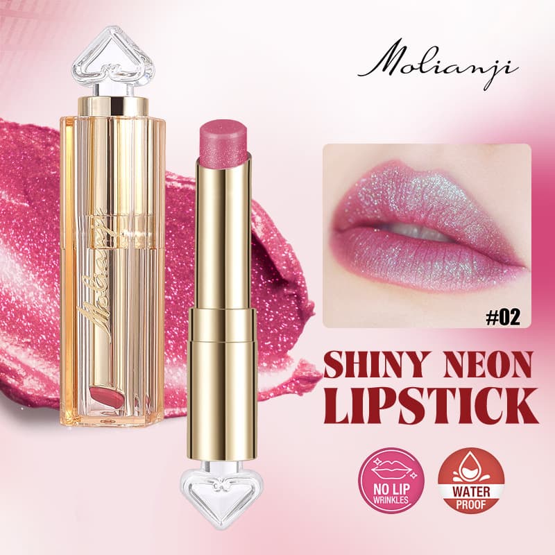 MLJ Lip Gloss for Cross-Border Trade – High-Shine, Long-Lasting, Waterproof, Non-Stick Cup, Matte Velvet, Pearlescent Finish
