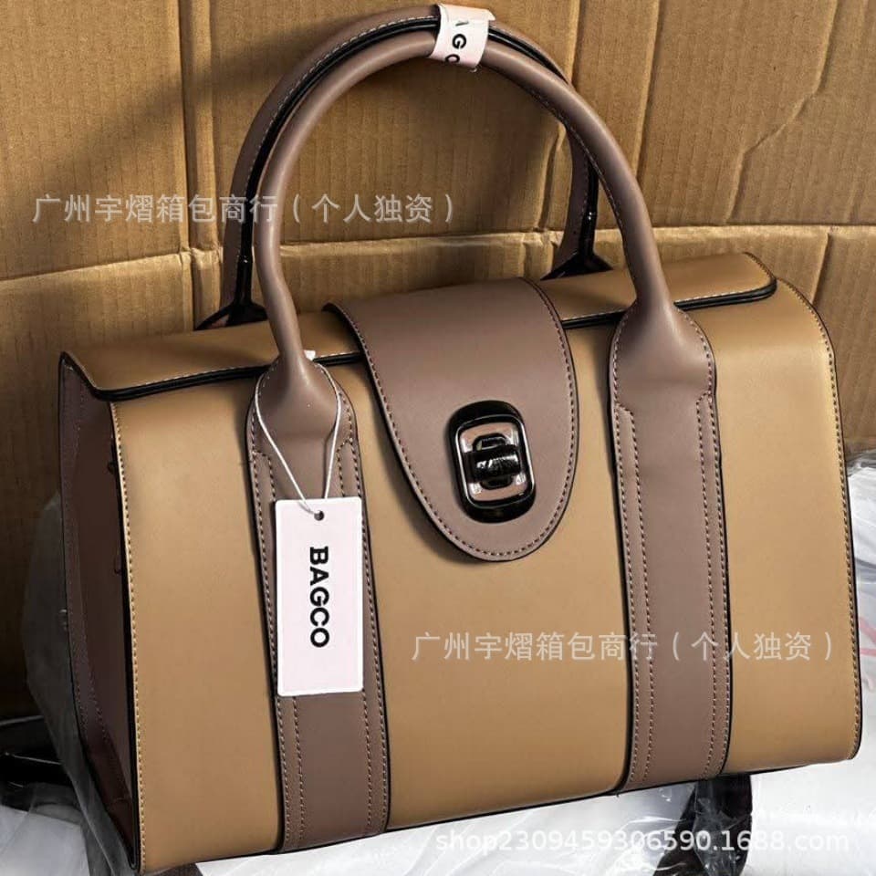 Ladies Handbag Tote Bag Premium Large Capacity Bag with Lock Clasp