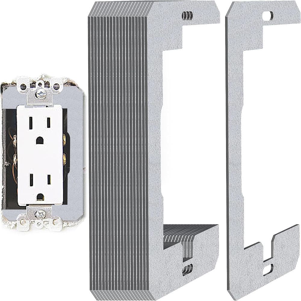 American-style socket, wall plate spacer, metal flush mounting device, leveling plate - Wall Plate Spacer.