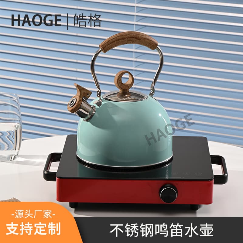 Cross-border New Product Whistling Stainless Steel Whistling Kettle, Teakettle, Water Boiling Pot