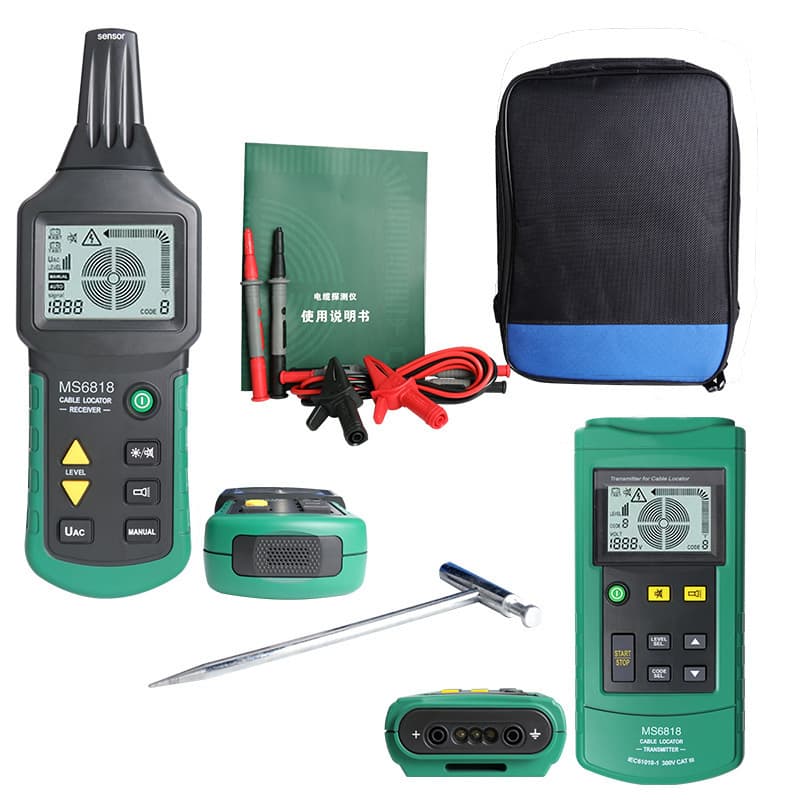 Cross-border neutral MS6818 cable locator, wire and cable open/short circuit diagnostic instrument, multi-functional cable detector