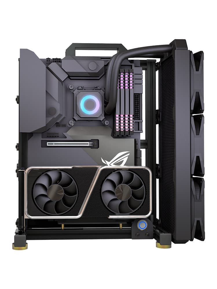 Open Frame MATX Computer Case Rack Aluminum ATX Creative ITX Desktop Case Mini Chassis