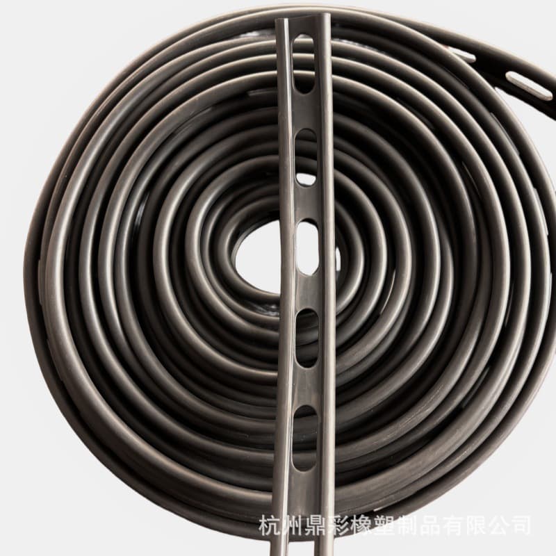 10-meter EPDM rubber strapping, tarpaulin covering, cargo binding, tree securing, windproof rope, outdoor UV protection.