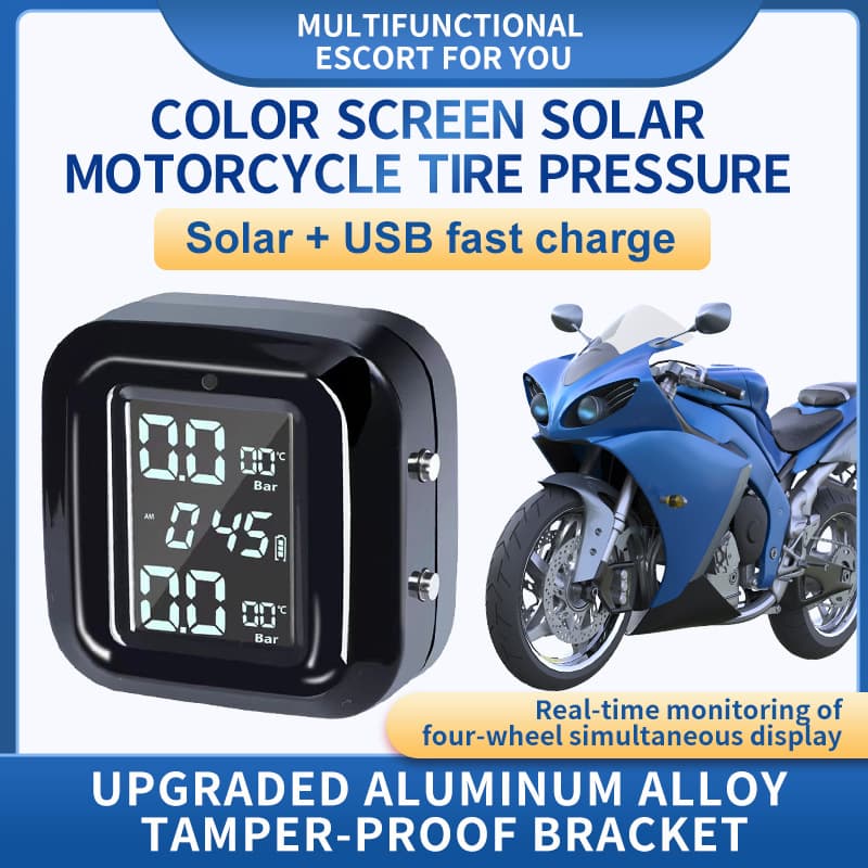 Motorcycle Tire Pressure Monitor Electromechanical Electric Vehicle Motorcycle Wireless High Precision Tire Pressure Monitoring System X20
