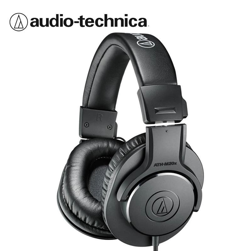 Compatible with ATH-M20X headphones for monitoring, computer, mobile phone, streaming, gaming, DJ, dubbing, and studio use